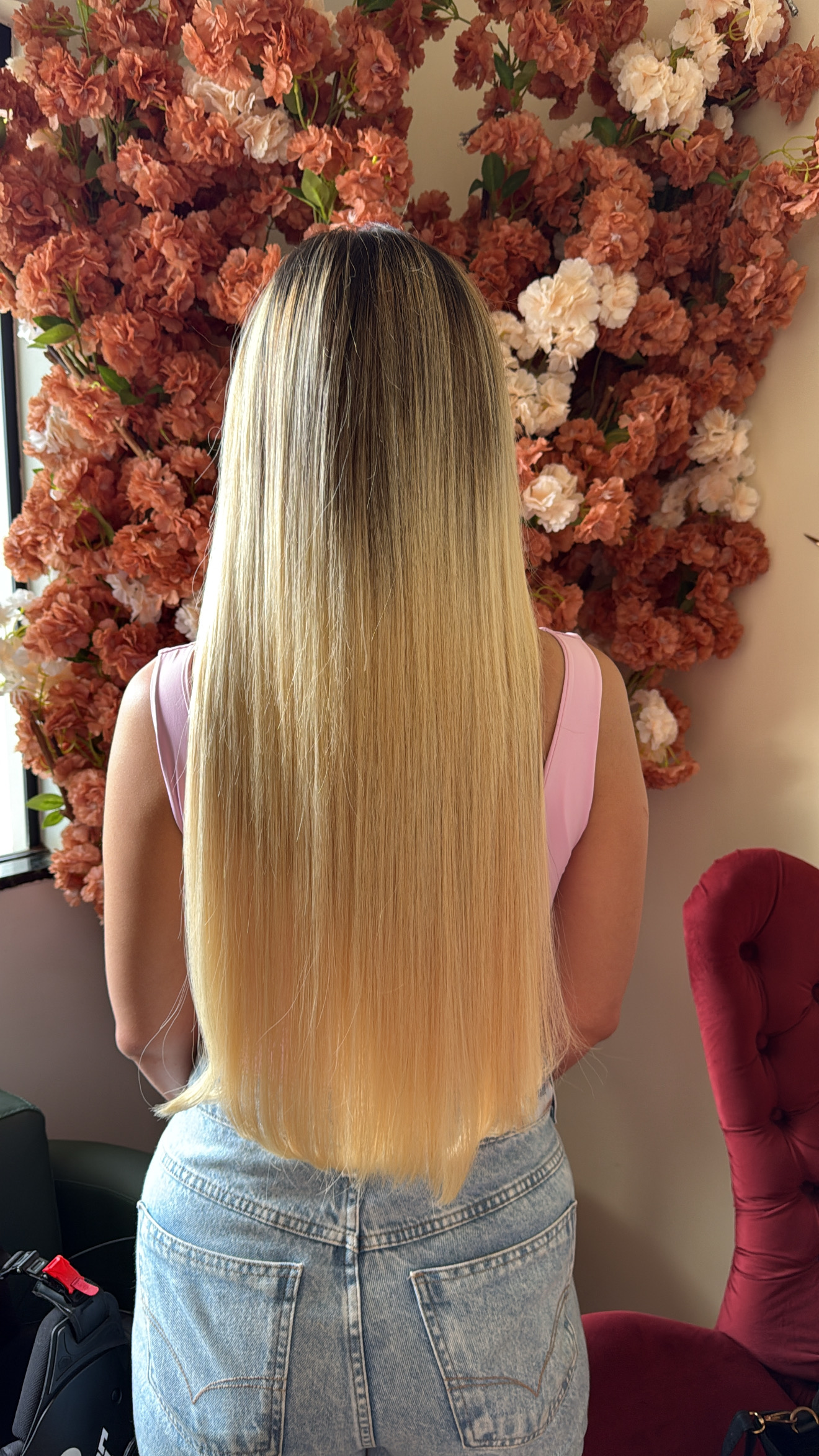 Antes - Sem Mega Hair